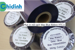 Mực in mã vạch Wax Blue HTC11